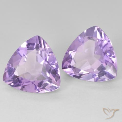 5.67克拉天然紫水晶，胖三角形，VVS-VS