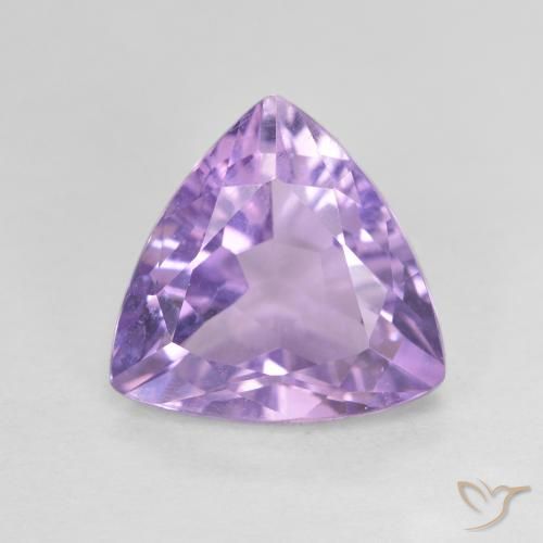 2.80克拉天然紫水晶，胖三角形，VVS-VS