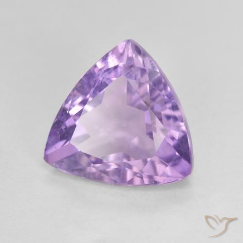 2.80克拉天然紫水晶，胖三角形，VVS-VS