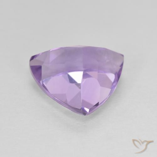 2.80克拉天然紫水晶，胖三角形，VVS-VS