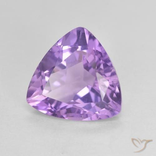 2.71克拉天然紫水晶，胖三角形，VVS-VS