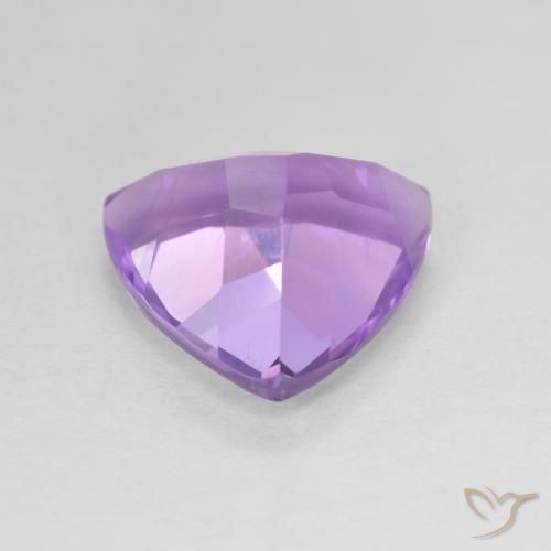 2.71克拉天然紫水晶，胖三角形，VVS-VS