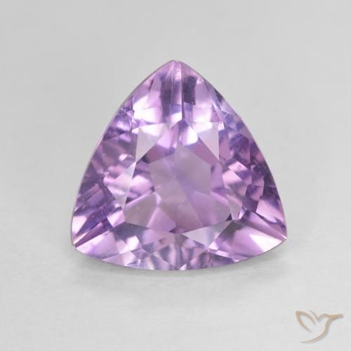 2.66ct 天然 中粉紫 紫水晶, 胖三角形, VVS-VS
