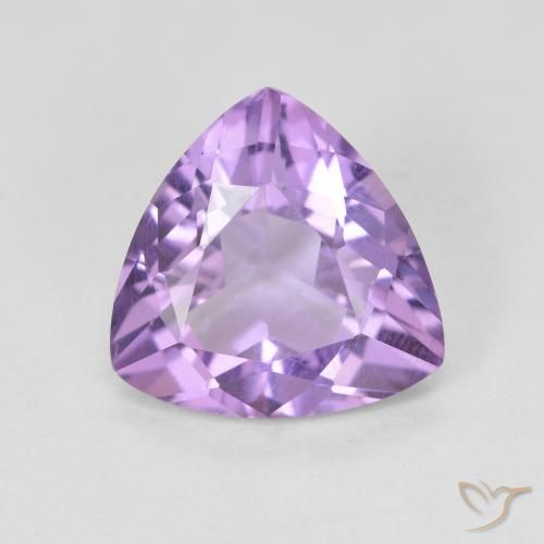 2.58ct 天然 中紫 紫水晶, 胖三角形, VVS-VS