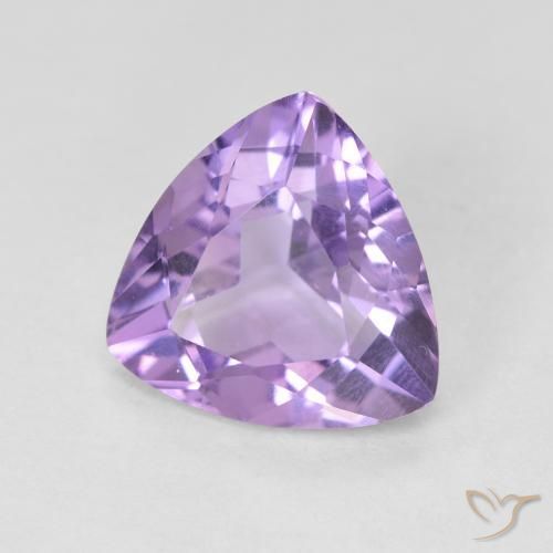 2.58克拉天然紫水晶，胖三角形，VVS-VS