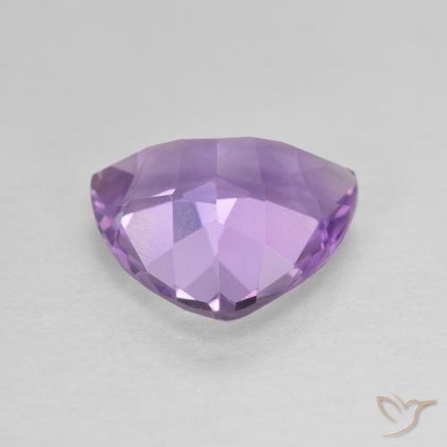 2.58克拉天然紫水晶，胖三角形，VVS-VS
