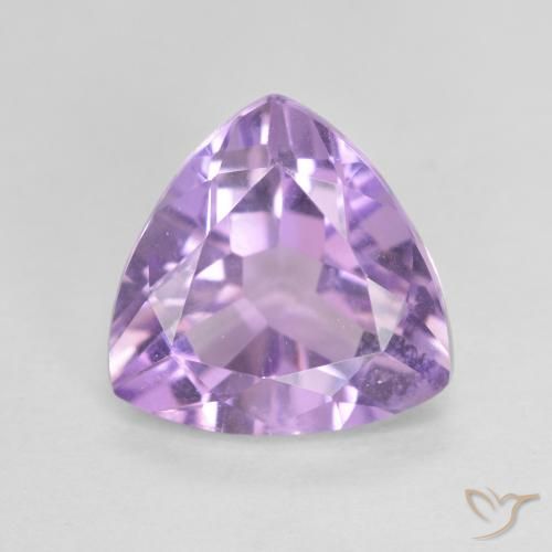 2.92ct 天然 中紫粉色 紫水晶, 胖三角形, VVS-VS