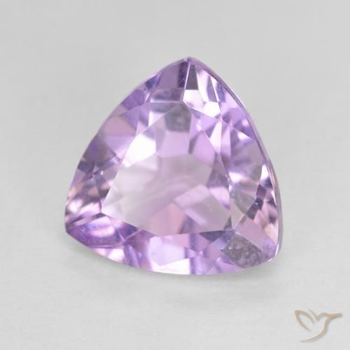2.92克拉天然紫水晶，胖三角形，VVS-VS
