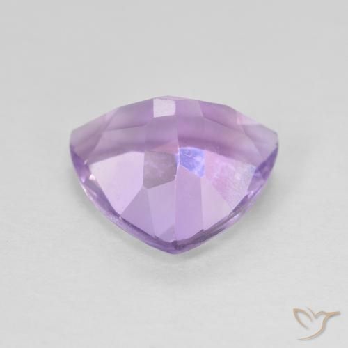2.92克拉天然紫水晶，胖三角形，VVS-VS