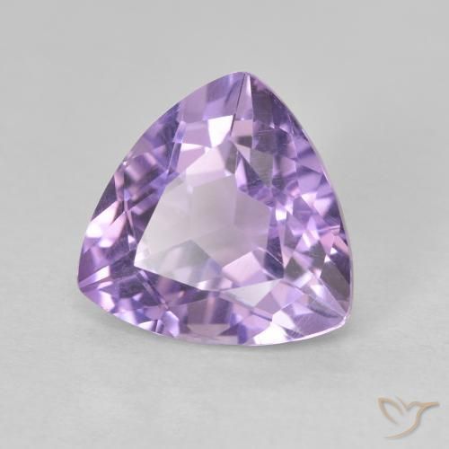 3.11克拉天然紫水晶，胖三角形，VVS-VS