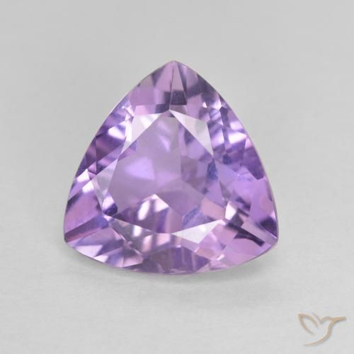 2.61克拉天然紫水晶，胖三角形，VVS-VS