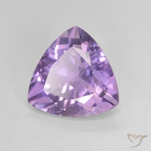 2.61克拉天然紫水晶，胖三角形，VVS-VS