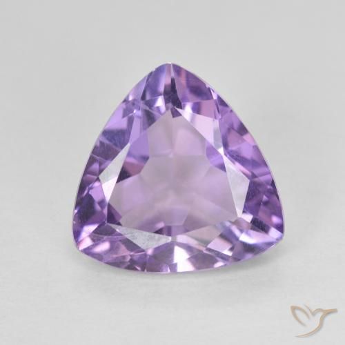 2.74克拉天然紫水晶，胖三角形，VVS-VS
