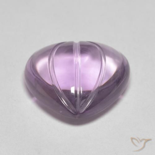 6.07克拉天然紫水晶，心形，透明