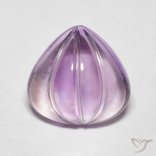 4.11ct 天然 桑格利亚紫罗兰 紫水晶, 梨形, 透明