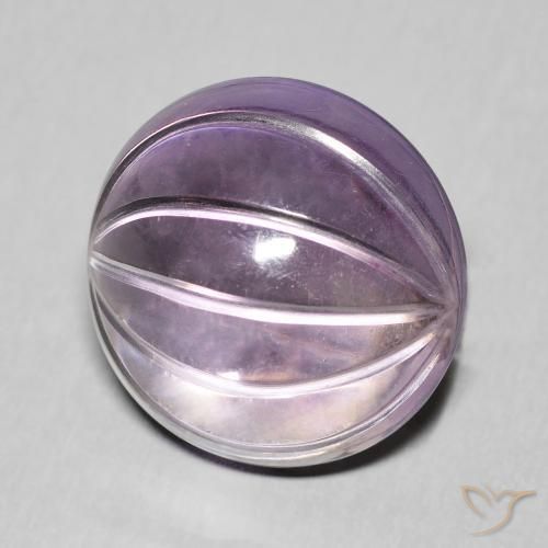 10.21克拉天然紫水晶，椭圆形，透明