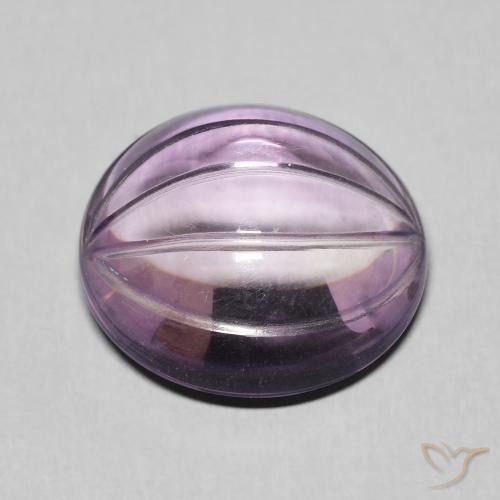 10.21克拉天然紫水晶，椭圆形，透明