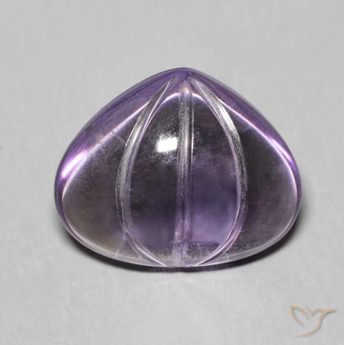 5.85ct 天然 紫色紫罗兰色 紫水晶, 梨形, 透明