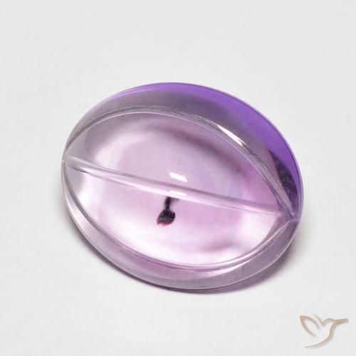 6.83克拉天然紫水晶，椭圆形，透明