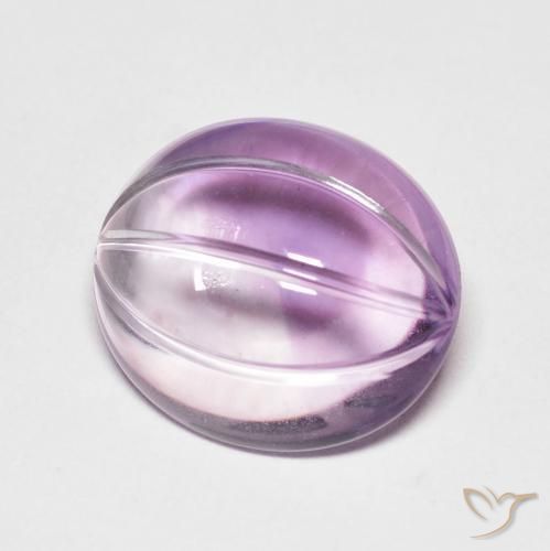 7.81克拉天然紫水晶，椭圆形，透明