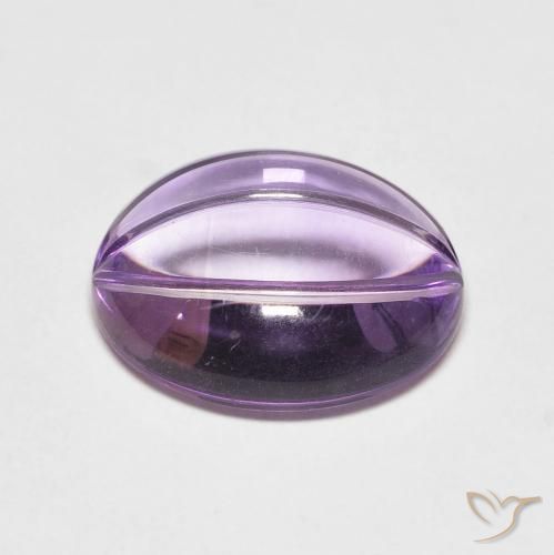 7.81克拉天然紫水晶，椭圆形，透明