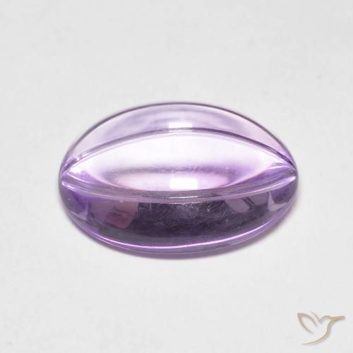 6.02克拉天然紫水晶，椭圆形，透明