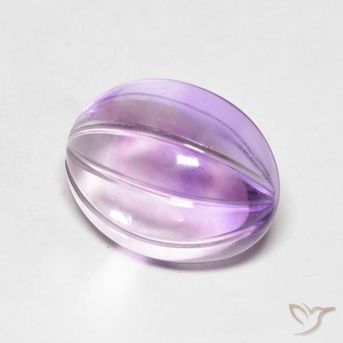 5.71克拉天然紫水晶，椭圆形，透明