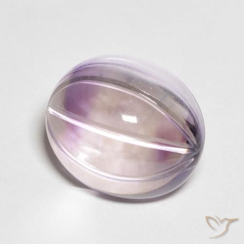 5.44克拉天然紫水晶，椭圆形，透明