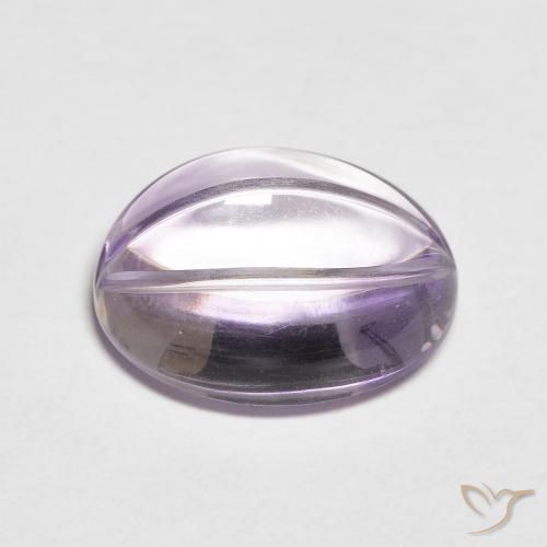5.44克拉天然紫水晶，椭圆形，透明
