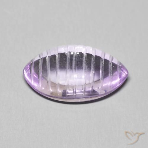 6.61克拉天然紫水晶，榄尖形，透明