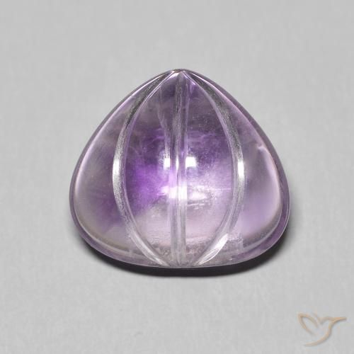 5.56ct 天然 Medium Light Purplish-Violet 紫水晶, 梨形, 透明