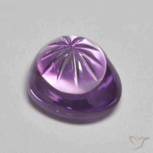6.76克拉天然紫水晶，心形，透明