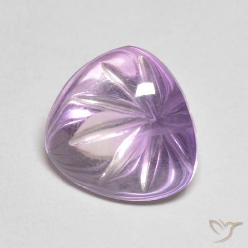 6.10克拉天然紫水晶，胖三角形，透明