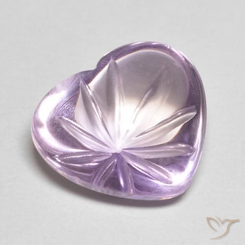 6.16克拉天然紫水晶，心形，透明
