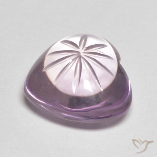 6.16克拉天然紫水晶，心形，透明