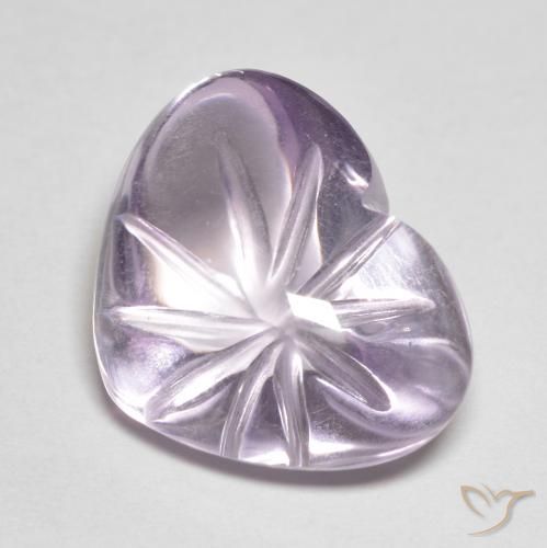9.41克拉天然紫水晶，心形，透明