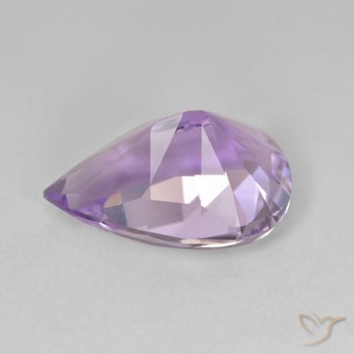 4.86克拉天然紫水晶，梨形，VVS