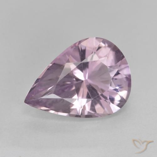 3.44克拉天然紫水晶，梨形，VVS