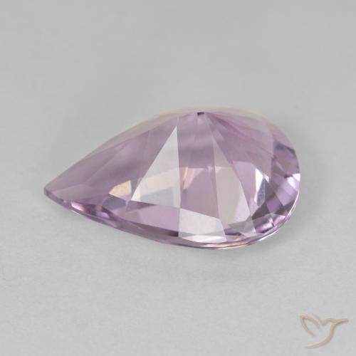 3.44克拉天然紫水晶，梨形，VVS