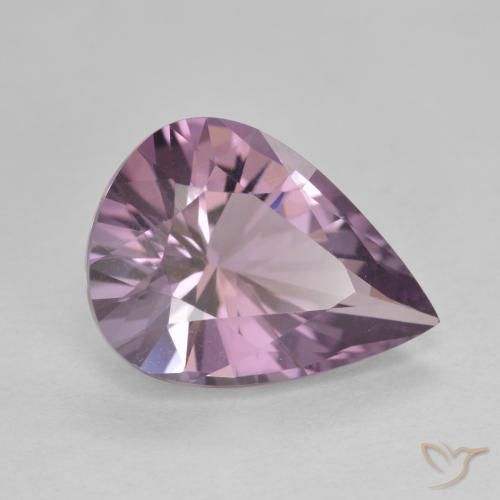 4.46克拉天然紫水晶，梨形，VVS