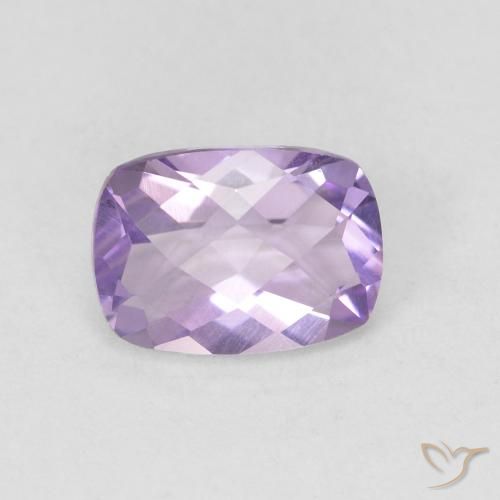 0.85ct 天然 中紫 紫水晶, 软垫, VVS