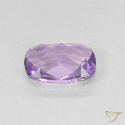 0.85克拉天然紫水晶，软垫，VVS