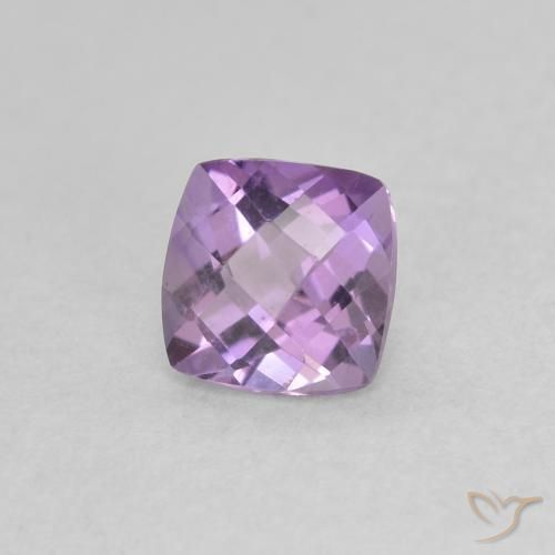 0.48ct 天然 粉紫罗兰色 紫水晶, 软垫, VVS