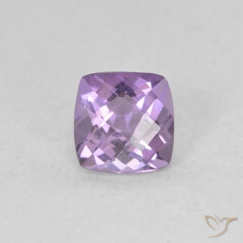 0.48克拉天然紫水晶，软垫，VVS