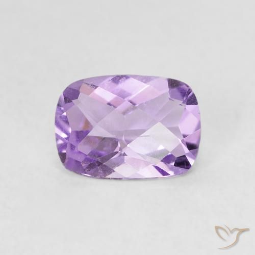 0.77ct 天然 粉紫罗兰色 紫水晶, 软垫, VVS