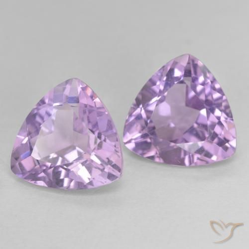 5.66克拉天然紫水晶，胖三角形，VVS-VS