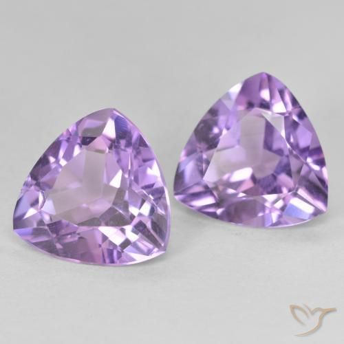 5.42克拉天然紫水晶，胖三角形，VVS-VS