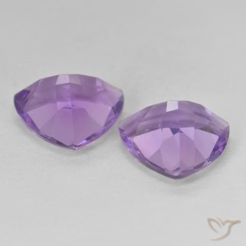 5.42克拉天然紫水晶，胖三角形，VVS-VS