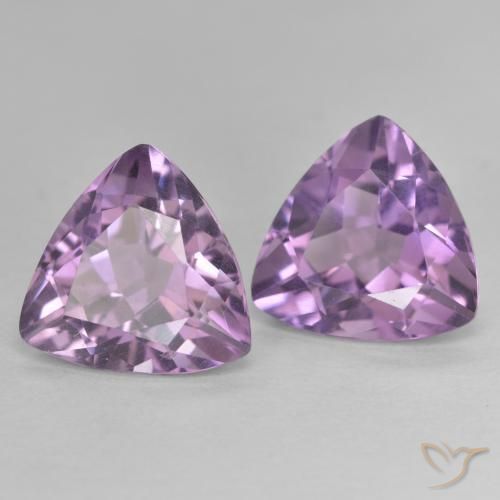 5.47克拉天然紫水晶，胖三角形，VVS-VS