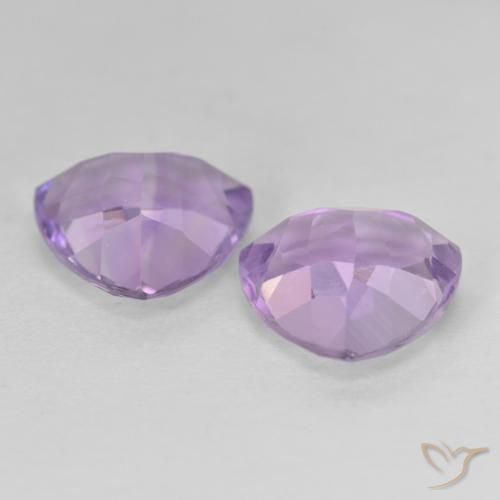 5.55克拉天然紫水晶，胖三角形，VVS-VS